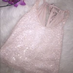 Sequin top with jacket